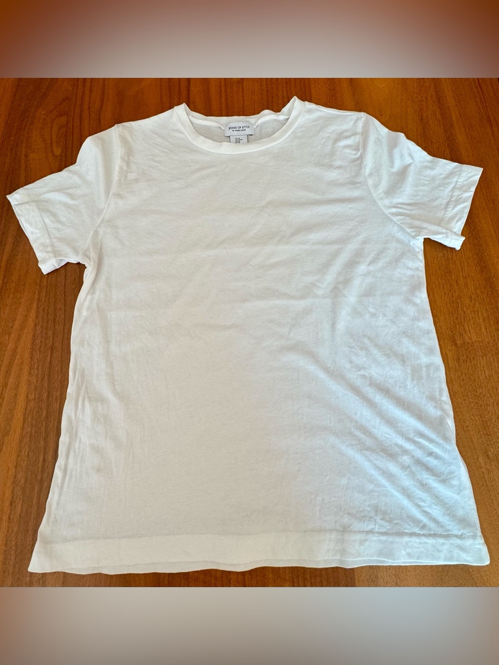 Song of Style by Aimee Song Classic White Cotton Crewneck T-Shirt, NWOT Size M
